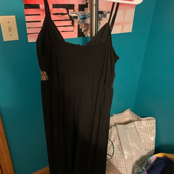 AGB little black dress with gold embellishments - Picture 5 of 5